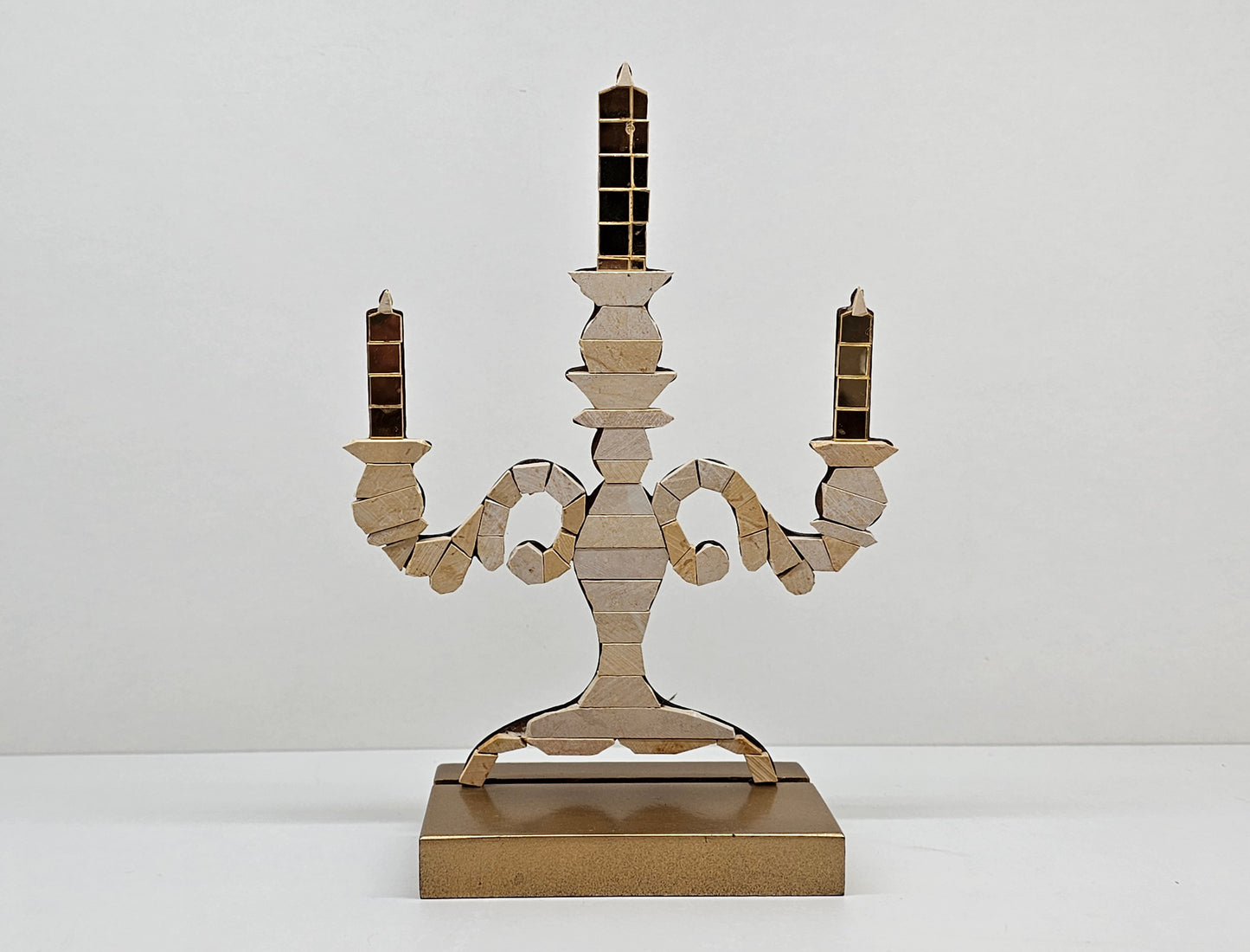 Mosaic Candle Holder Silhouette