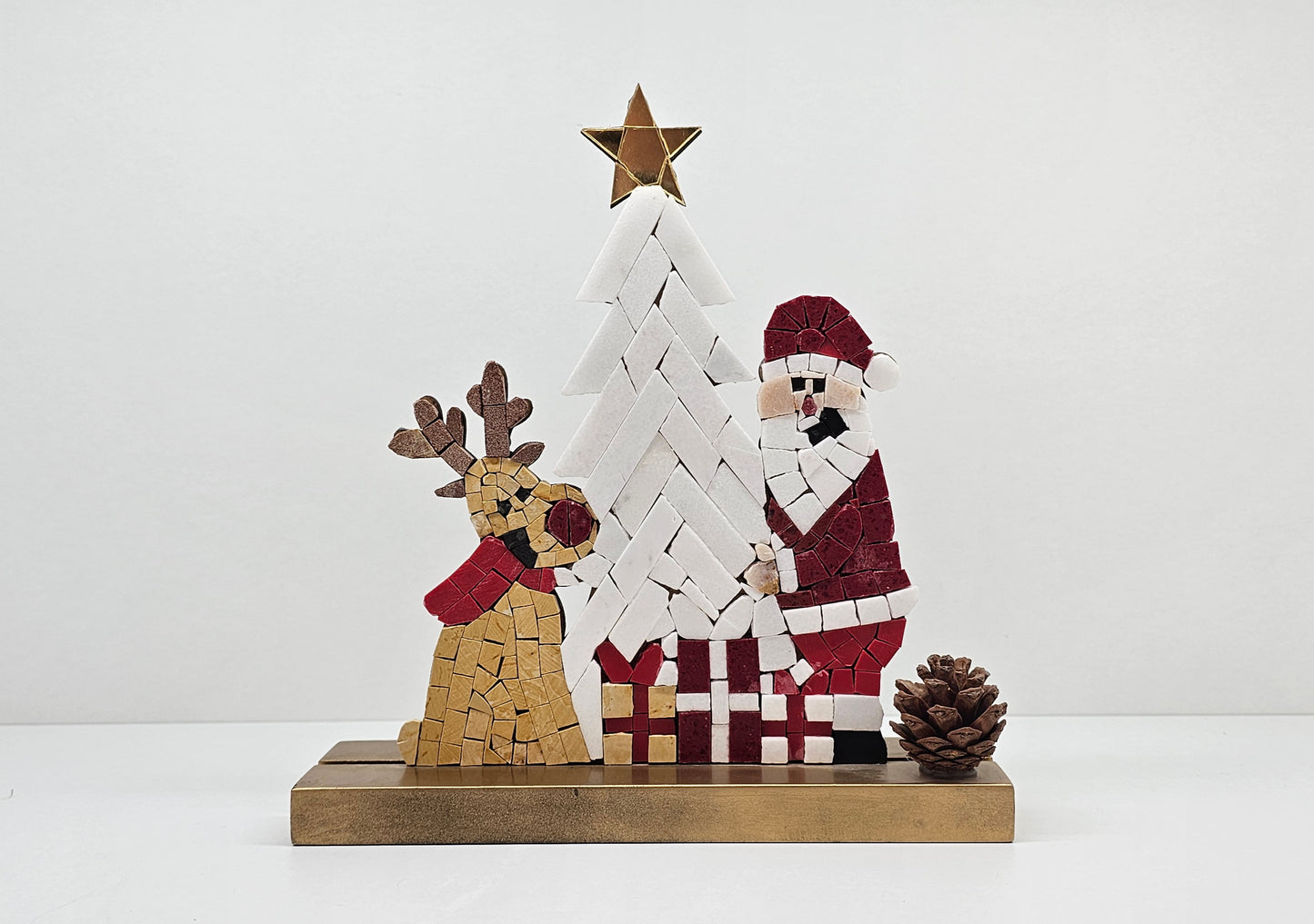 Mosaic Christmas scene