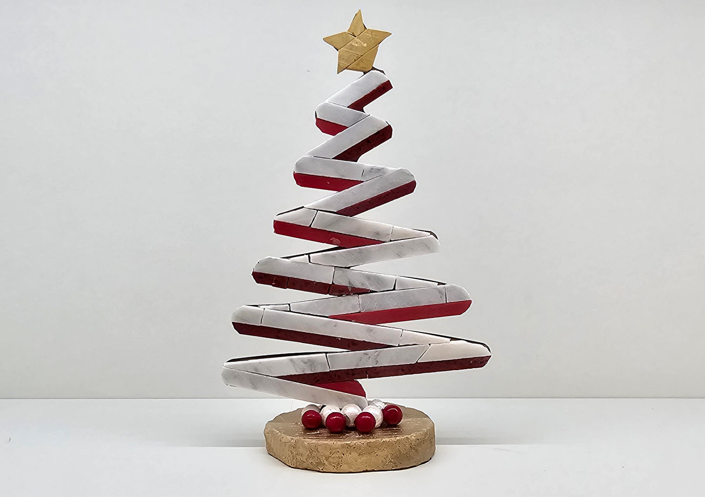 Spiral Mosaic Christmas Tree