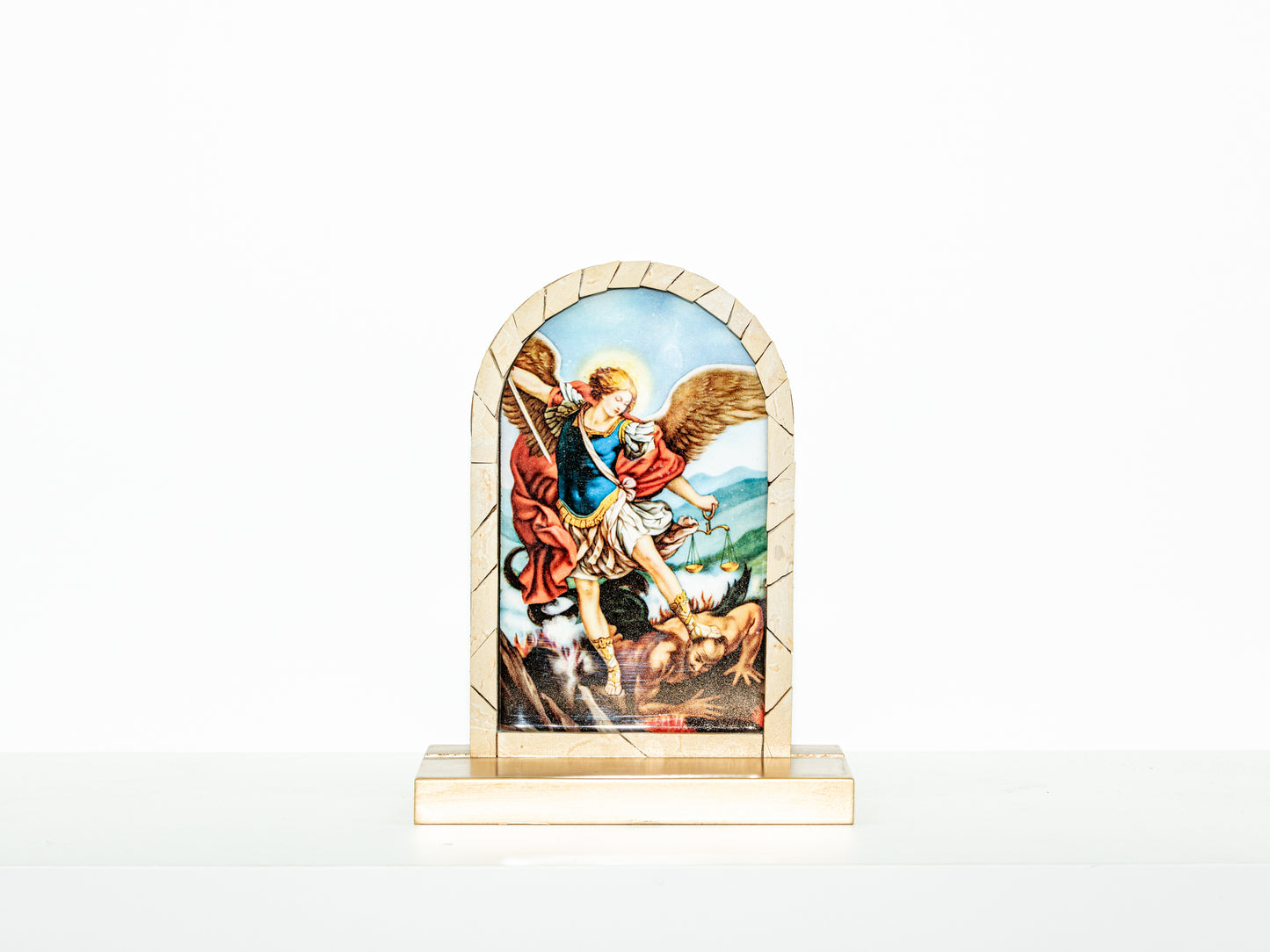 Mosaic Arch with Saint Icon