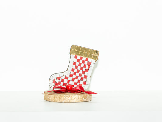Mosaic Christmas Stocking