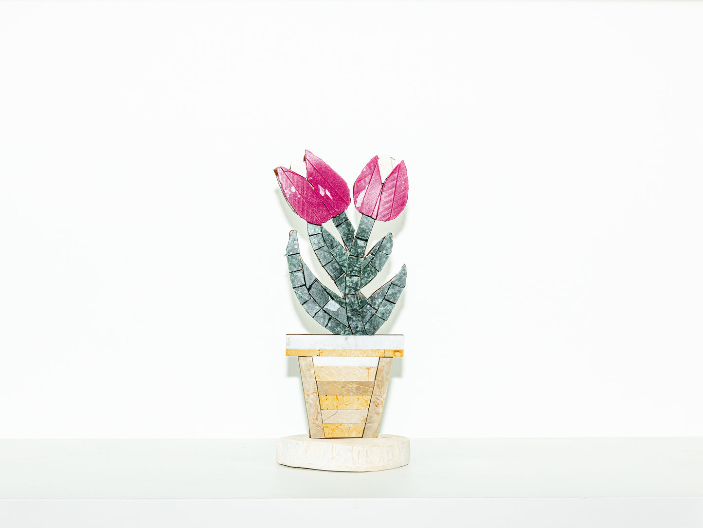 Mosaic Potted Flower