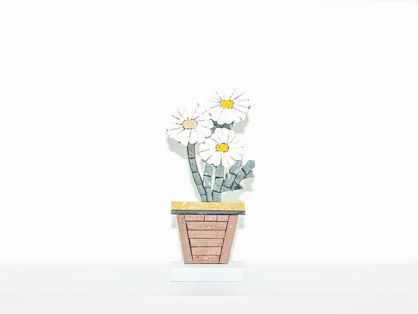 Mosaic Potted Flower