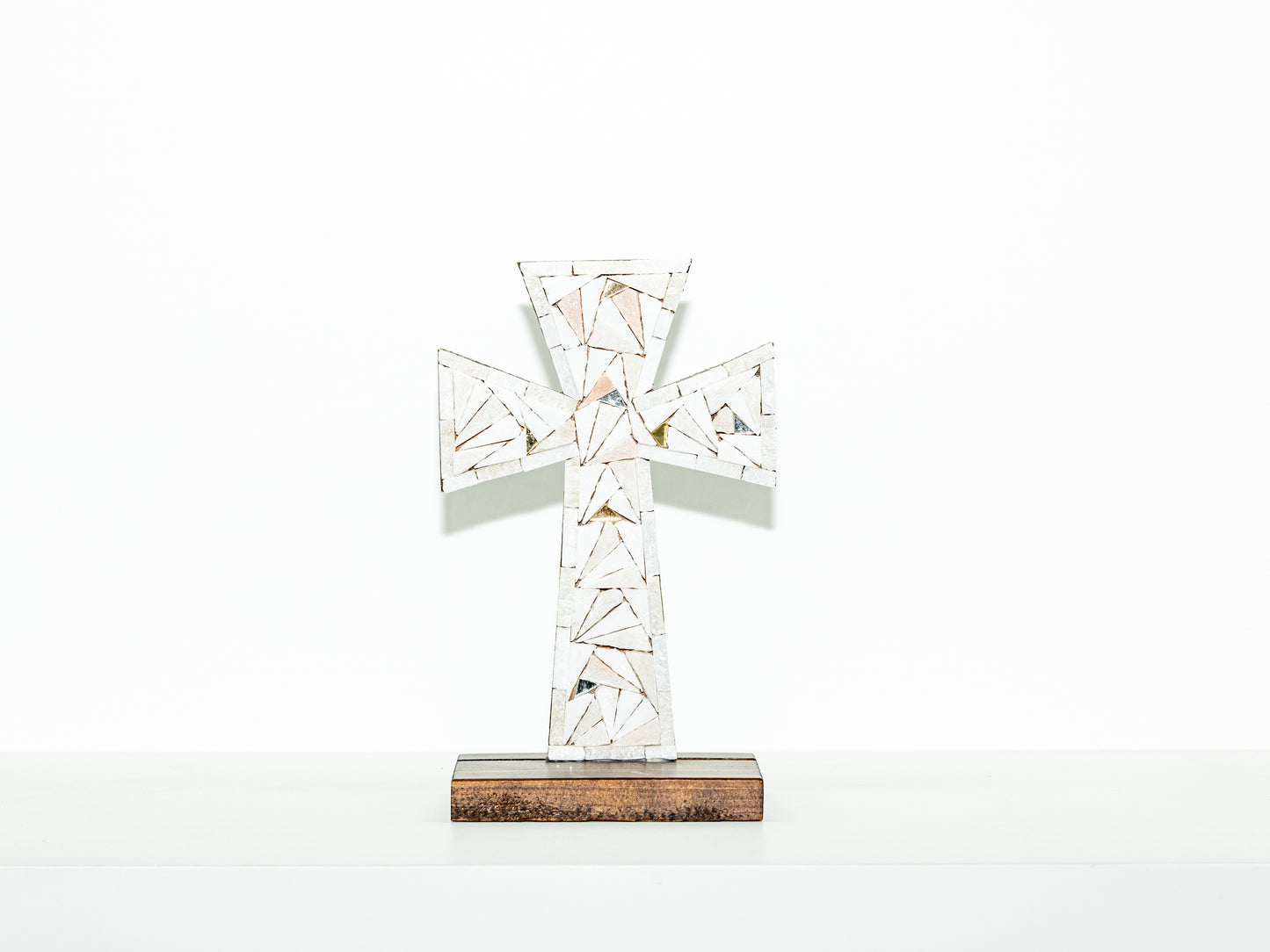 Grace Cross Mosaic & Vitrail Accents