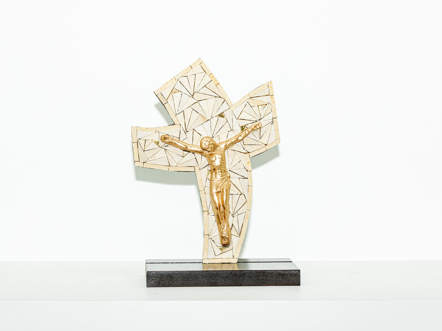 Gold Mosaic Crucifix