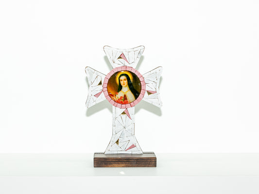 Adoration Mosaic Cross