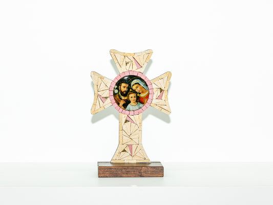 Adoration Mosaic Cross
