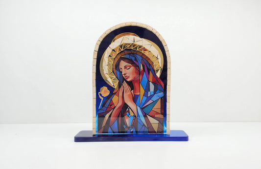 Mosaic Arc with Stained Resin