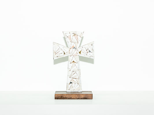 Grace Cross Mosaic & Vitrail Accents